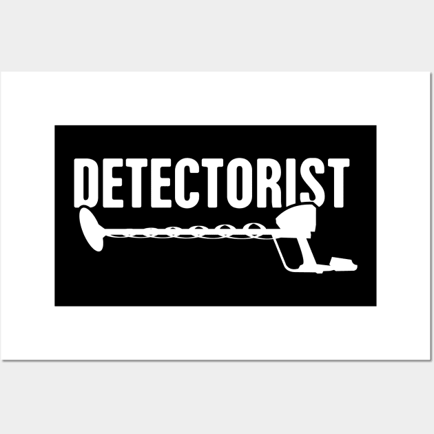 Detectorist | Funny Metal Detecting Wall Art by MeatMan